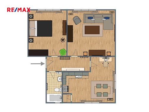 Prodaný byt 3+kk 68 m²