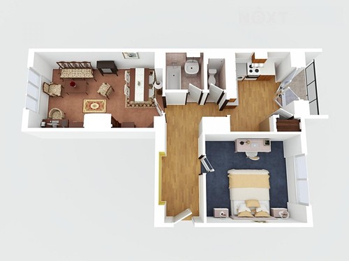 Prodaný byt 2+1 58 m²
