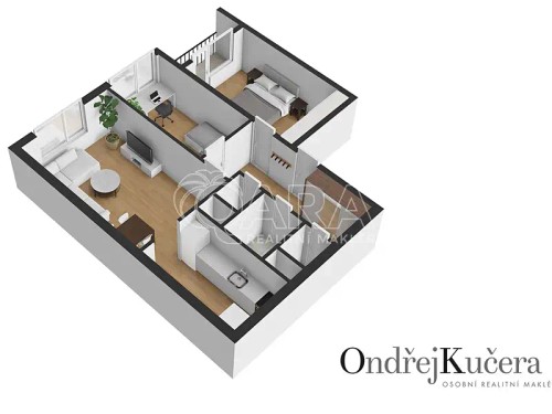 Prodaný byt 3+kk 65 m²