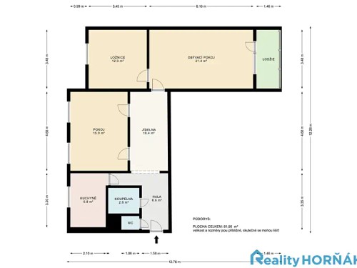 Prodej bytu 4+1 78 m²