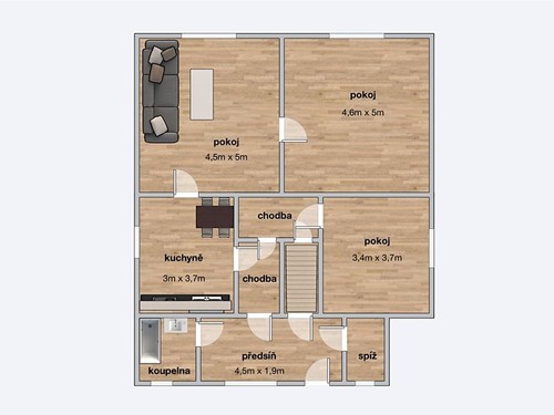 Prodaný dům 140 m², pozemek 2170 m²