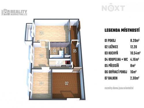Prodaný byt 3+1 66 m²