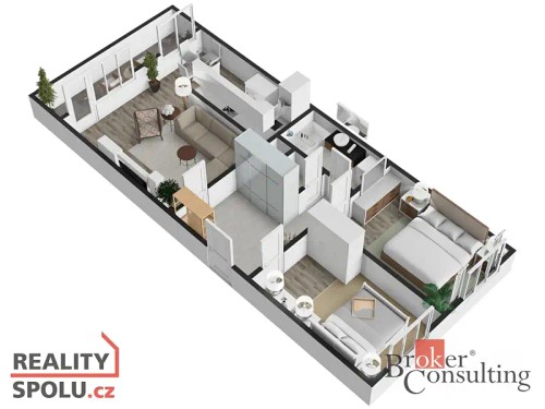 Prodaný byt 3+1 73 m²