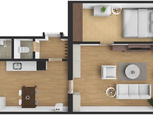 Prodaný byt 2+1 58 m²