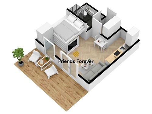 Prodaný byt 1+kk 31 m²