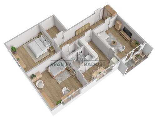 Prodaný byt 3+1 70 m²