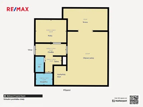 Prodej chaty 63 m², pozemek 353 m²