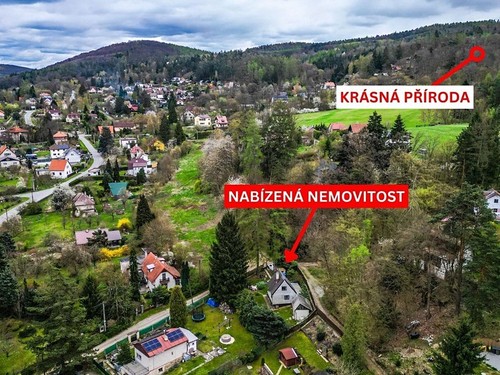 Prodaná chata 55 m², pozemek 398 m²