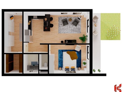 Prodaný byt 2+kk 72 m²