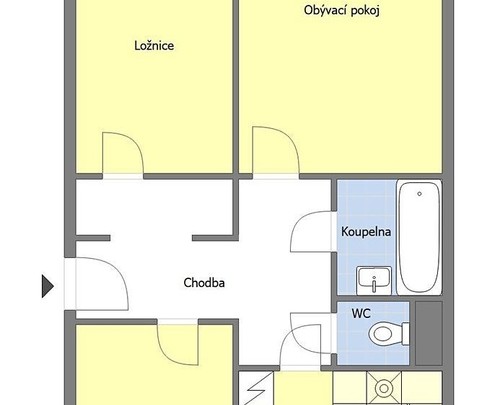 Prodaný byt 3+1 73 m²