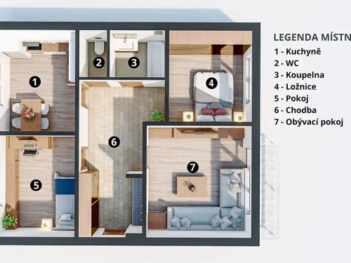 Prodaný byt 3+1 84 m²
