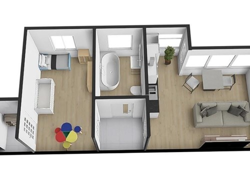 Prodaný byt 2+kk 52 m²