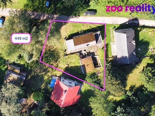 Prodaná chata 35 m², pozemek 449 m²