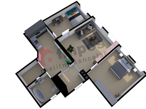 Prodaný byt 3+1 79 m²