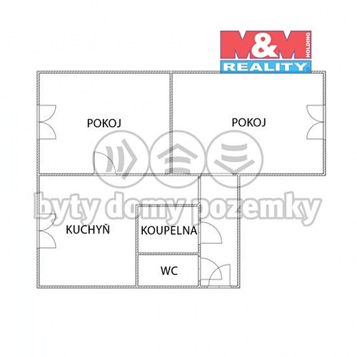 Prodaný byt 2+1 51 m²