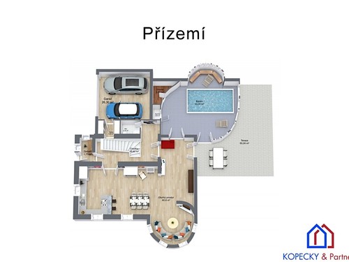 Prodaná vila 468 m², pozemek 1000 m²