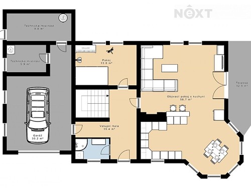 Prodaný dům 207 m², pozemek 931 m²