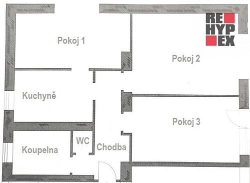 Prodaný byt 3+1 71 m²