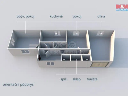 Prodaný dům 65 m², pozemek 595 m²