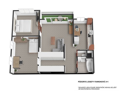 Prodaný byt 3+1 75 m²