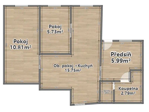 Prodej chaty 44 m², pozemek 352 m²