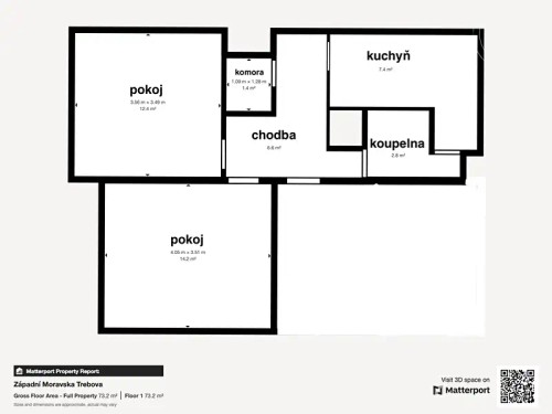 Prodej bytu 2+1 68 m²