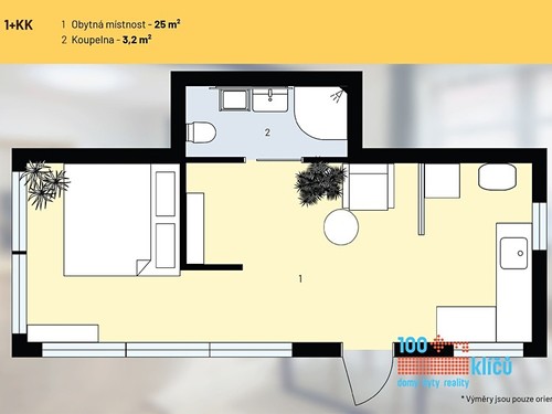 Prodaná chata 28 m², pozemek 701 m²