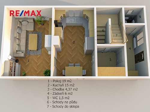 Prodaný dům 75 m², pozemek 378 m²