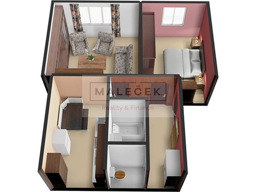 Prodaný byt 2+1 55 m²