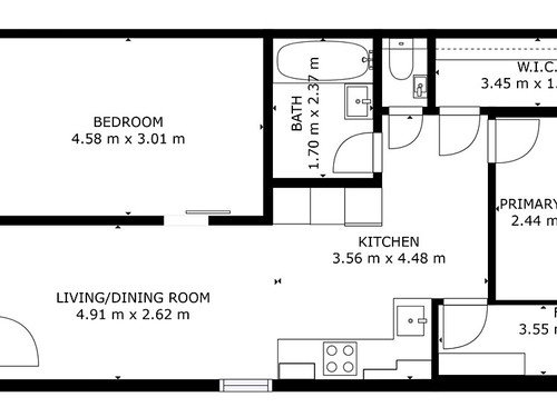 Prodaný byt 3+kk 60 m²