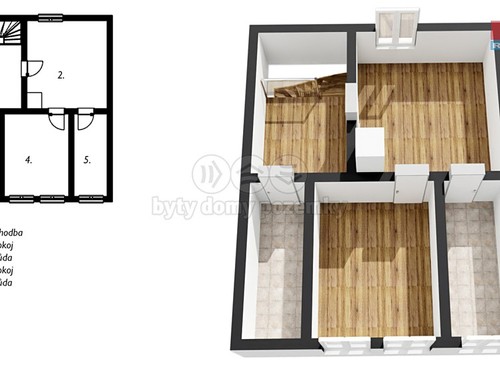 Prodaný dům 107 m², pozemek 1847 m²