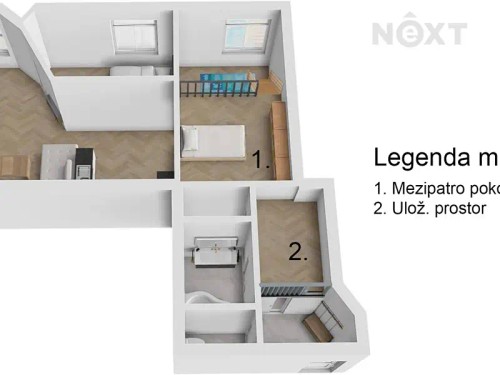 Prodaný byt 3+kk 72 m²