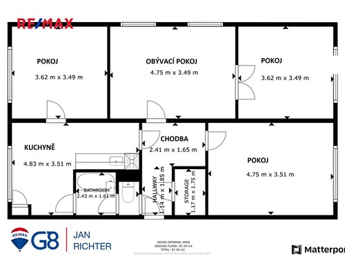 Prodaný byt 4+1 83 m²