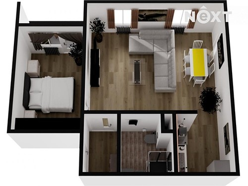 Prodaný byt 2+kk 48 m²