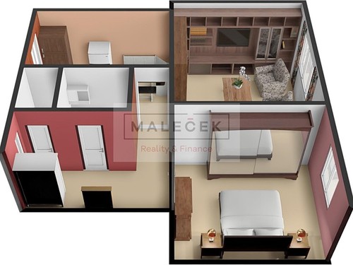 Prodaný byt 2+1 55 m²