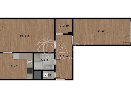 Prodaný byt 2+1 55 m²