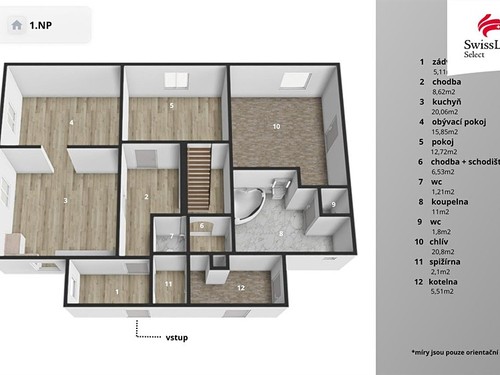Prodaný dům 224 m², pozemek 1940 m²