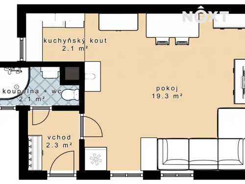 Prodaná chata 31 m², pozemek 250 m²