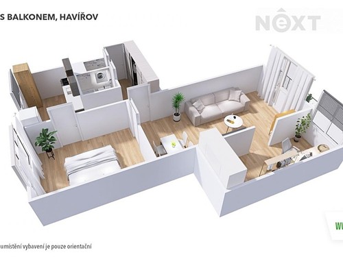 Prodaný byt 3+1 61 m²