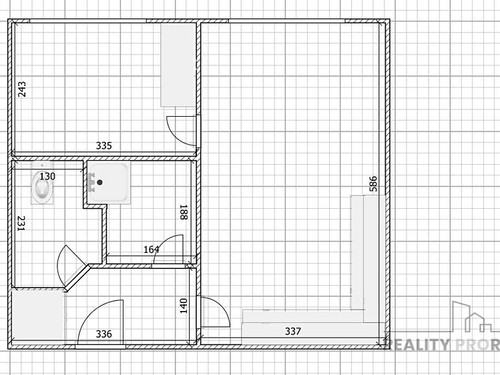 Prodaný byt 2+kk 42 m²