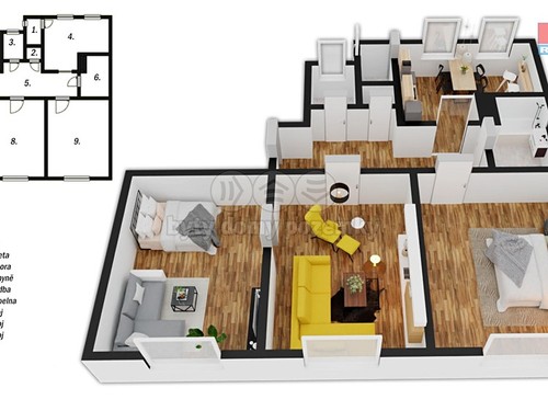Prodaný byt 3+1 101 m²