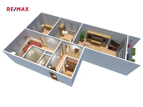 Prodej bytu 3+1 63 m²