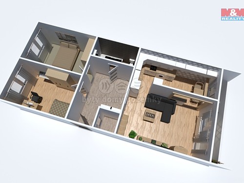 Prodaný byt 3+kk 77 m²