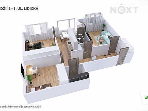 Prodaný byt 3+1 72 m²