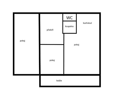 Prodaný byt 3+kk 61 m²