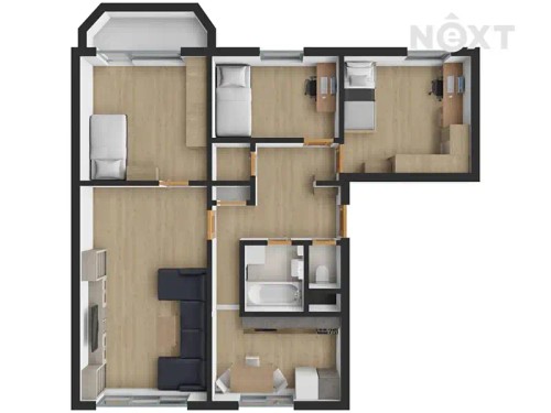 Prodaný byt 4+1 76 m²