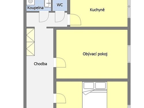 Prodaný byt 2+1 66 m²