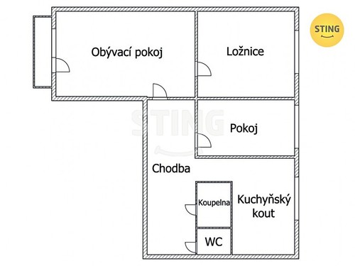 Prodaný byt 3+1 72 m²