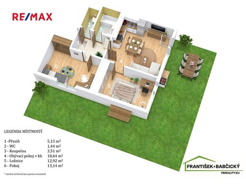 Prodaný byt 3+kk 58 m²