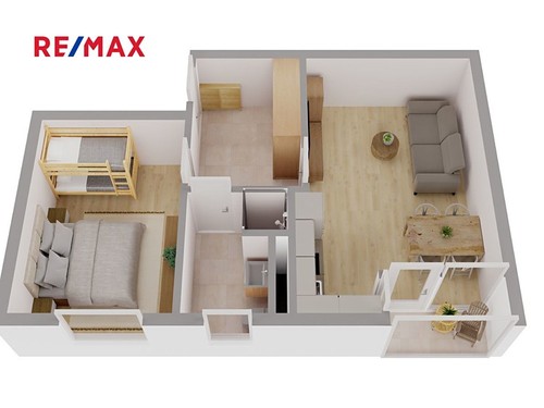 Prodaný byt 2+kk 52 m²